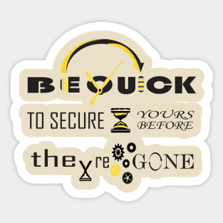 Be quick Sticker